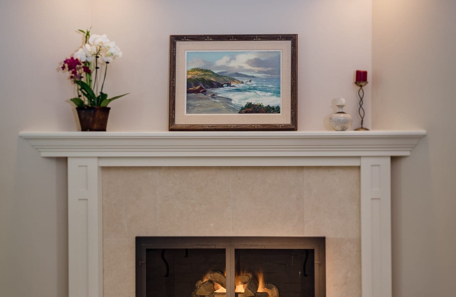 Alamo Living Room Fireplace Remodel
