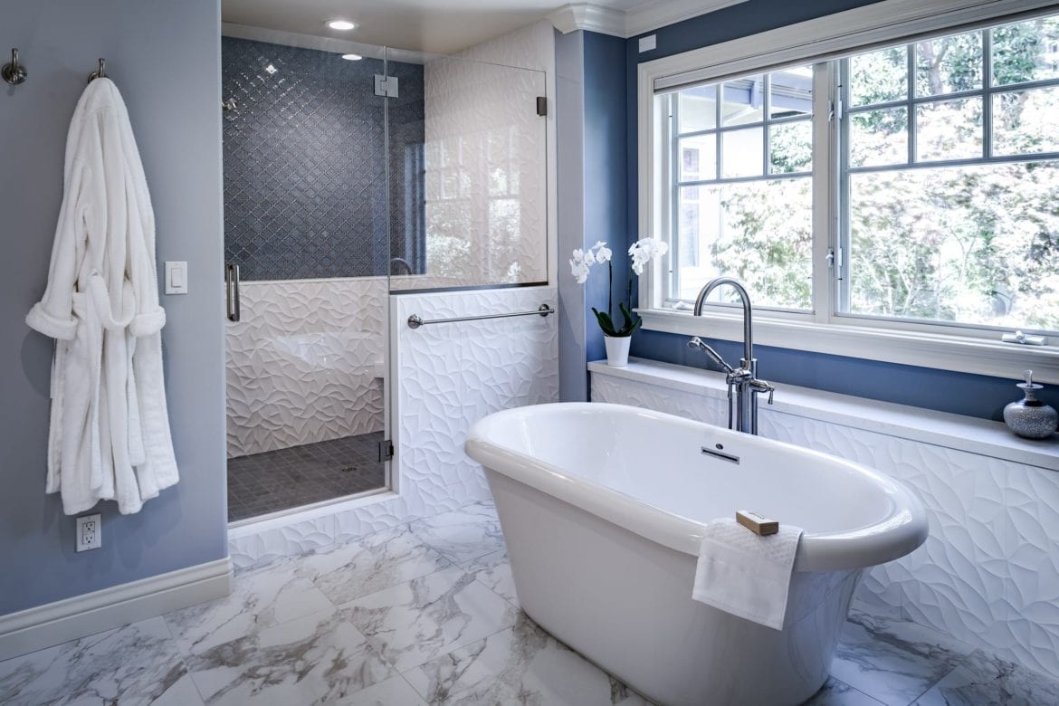 Award Winning Primary Bathroom Remodel tub