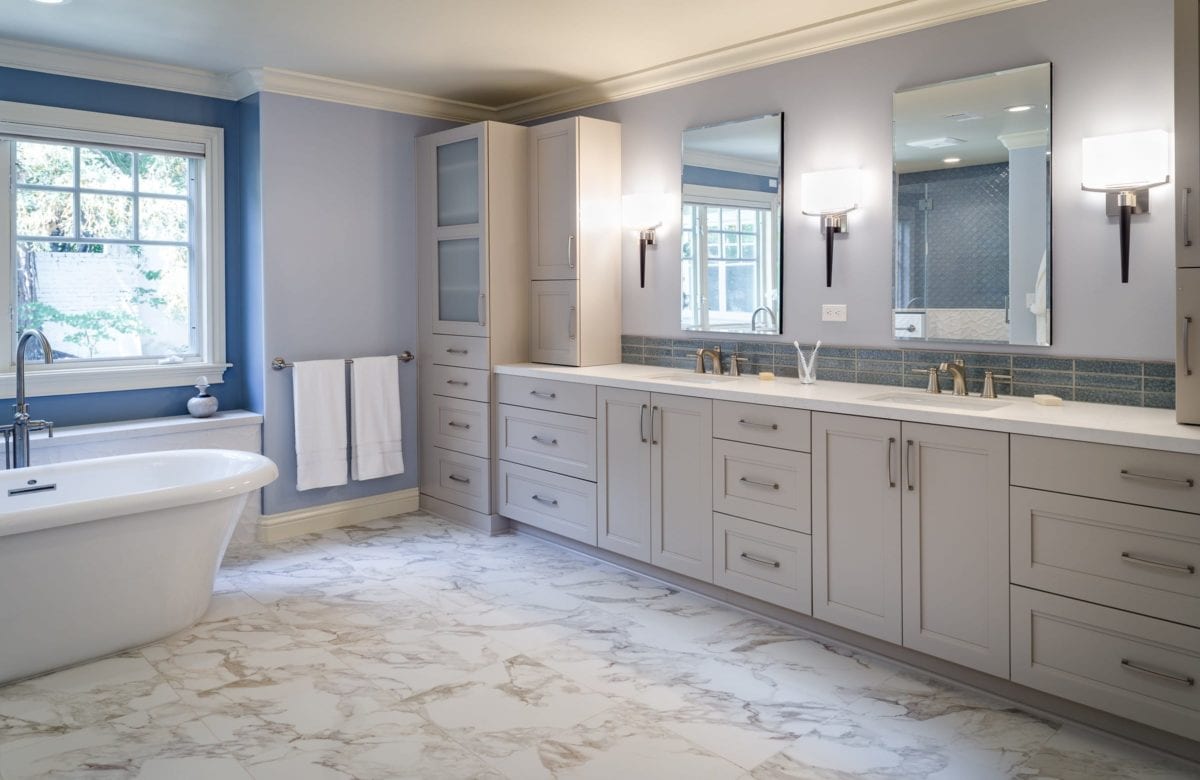 How This Modern Master Bathroom Design Won A Top Award