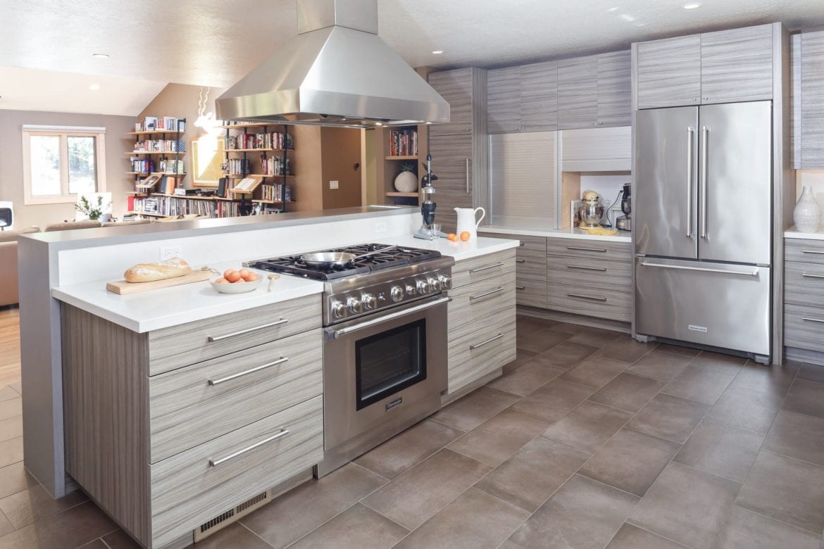 Award Winning Walnut Creek Contemporary Open Plan Kitchen Remodel