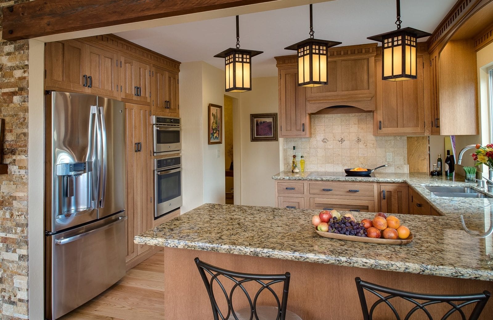 Beautiful Craftsman Kitchen Family Room Remodel