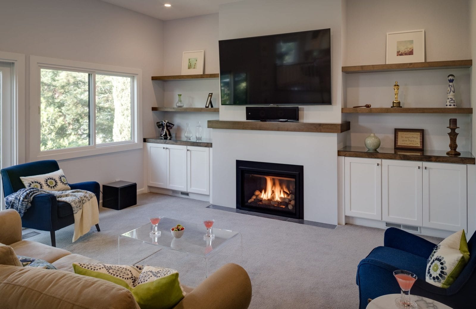 Walnut Creek Family Room and Fireplace Remodel