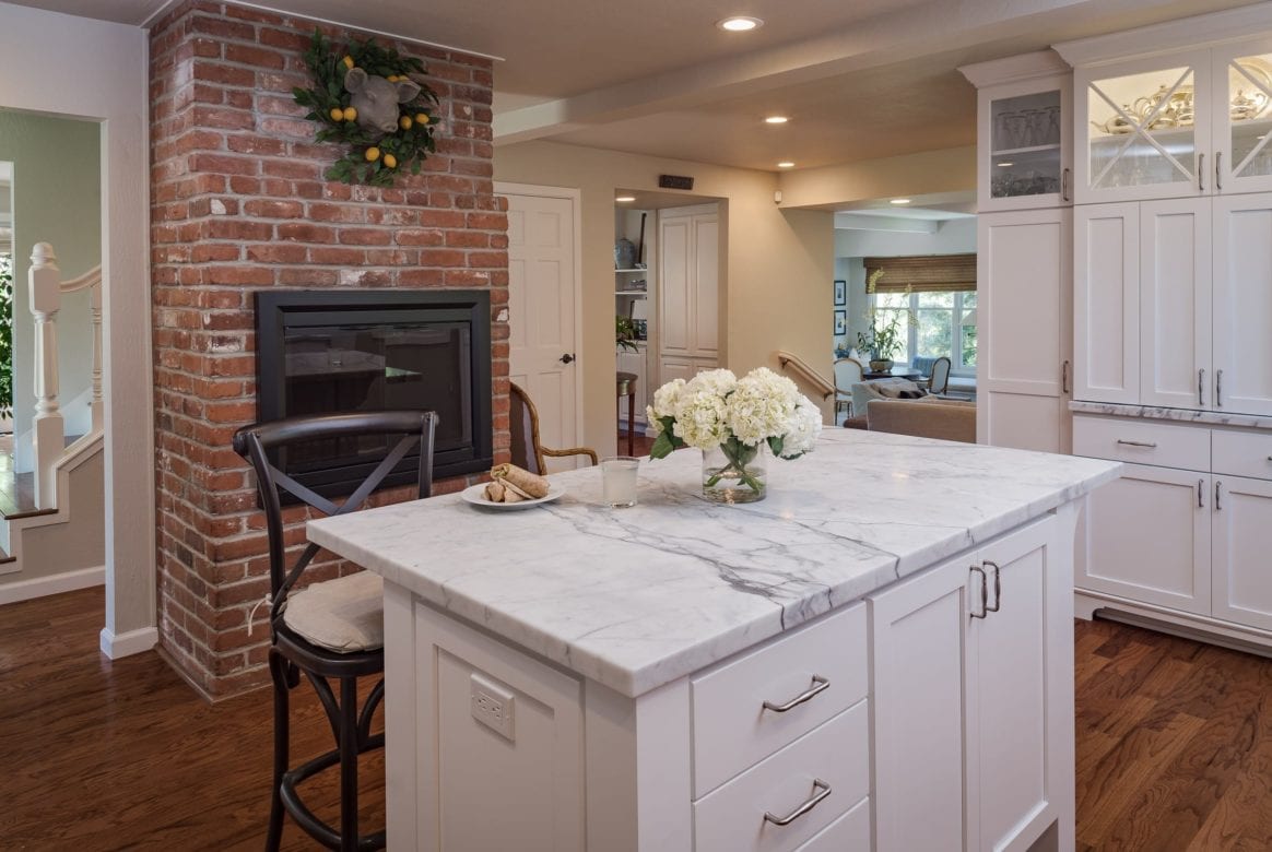 Walnut Creek Traditional Kitchen Remodel Marble Countertop