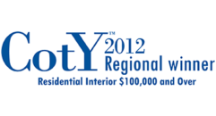 Award COTY 2012 Regional Winner Residential Interior