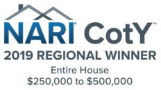 NARI 2019 COTY Award Entire House $250K - $500K