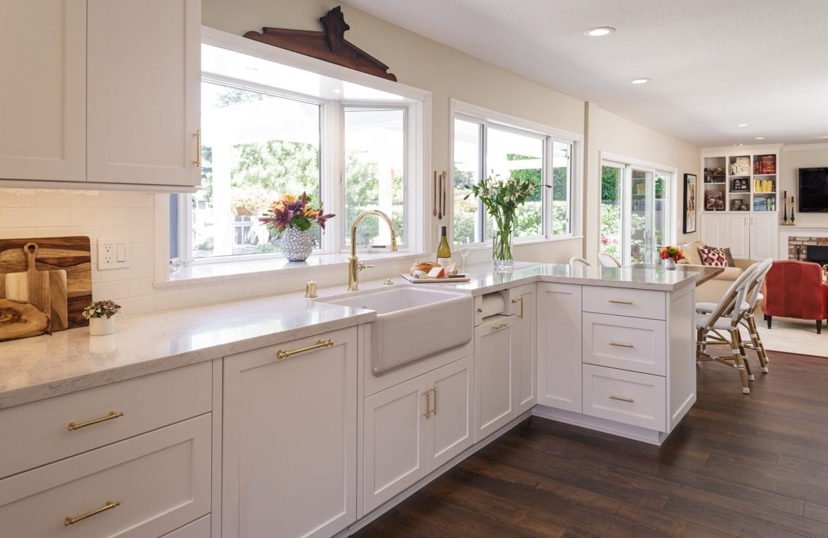 Gorgeous White Kitchen For A $175k Kitchen Remodel Budget