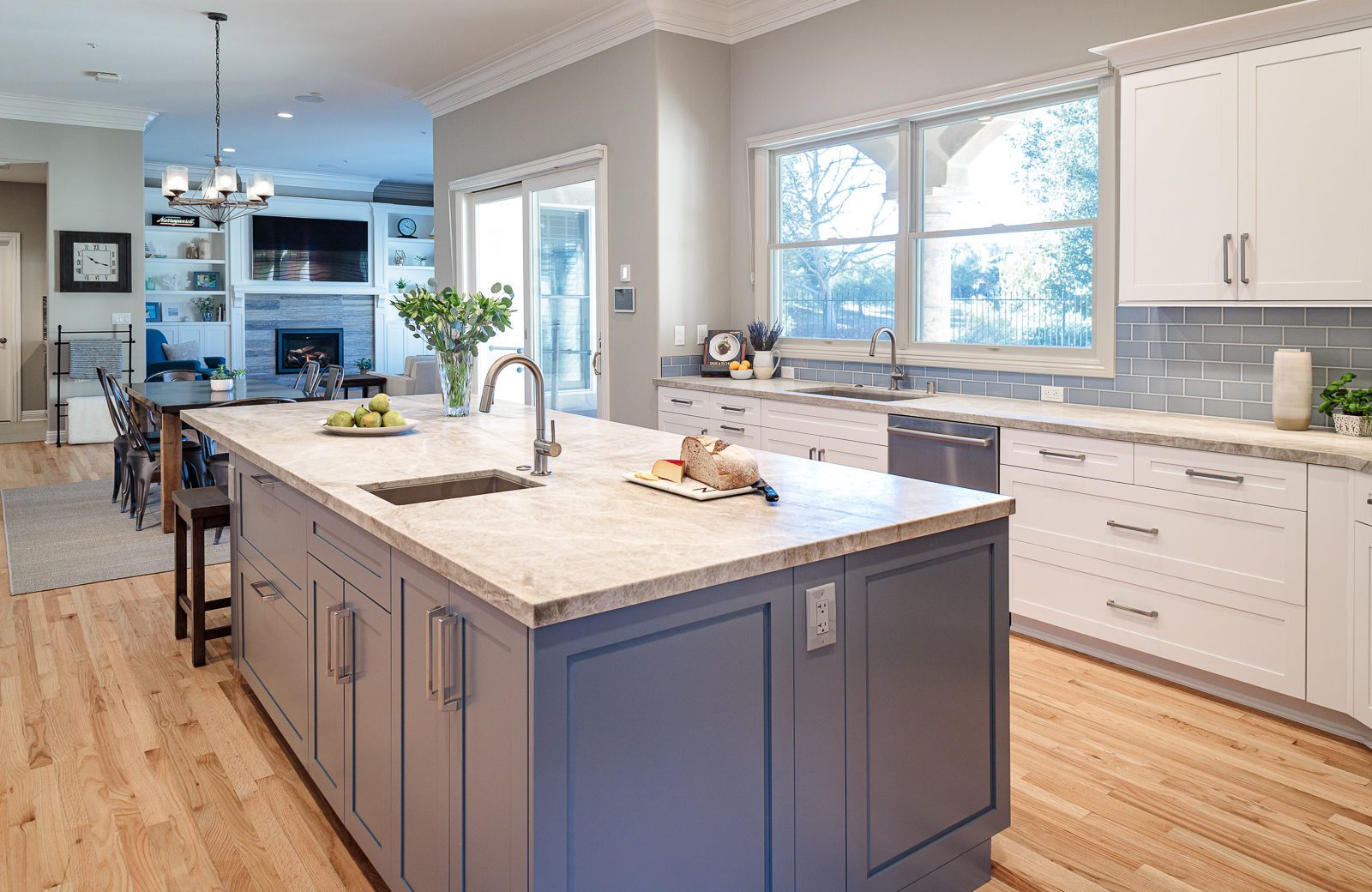 Ruby Hill Open plan transitional kitchen