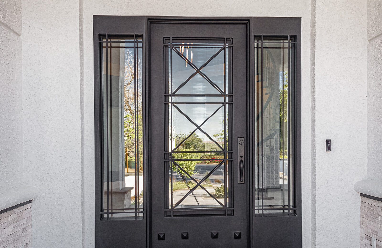 whole home remodel custom luxury iron door
