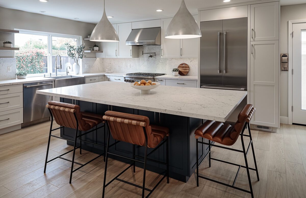 How Much Space Do You Need For Seating At An Island? - MSK Design Build ...